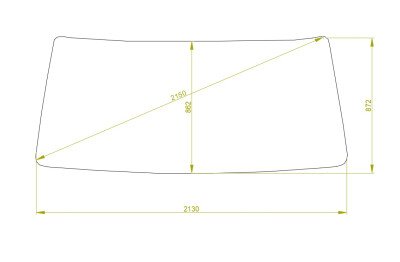 Стекло лобовое HINO RANGER 1989-2002 (Y633-wide) 2130*872*2150 
Бренд: ZDG