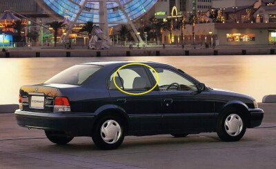 Стекло боковое TOYOTA CORSA 1994-1999 EL51-4d sed RD/RH 
Бренд: TOYOTA