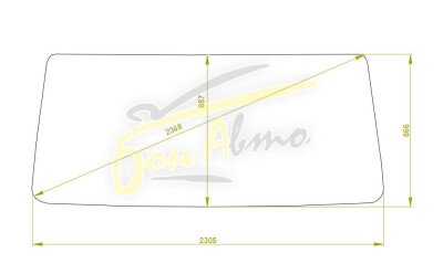 Стекло лобовое ISUZU FORWARD 1994- (CYH50-2305*866*2348) 
Бренд: КМК с синей полосой