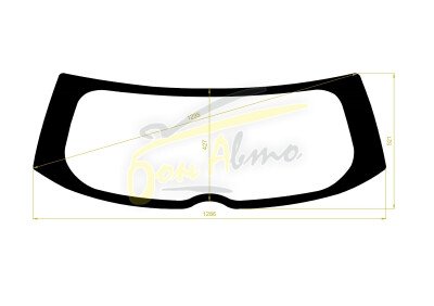 Стекло заднее с обогревом TOYOTA AURIS 2006-2012 (E150) 
Бренд: BSG