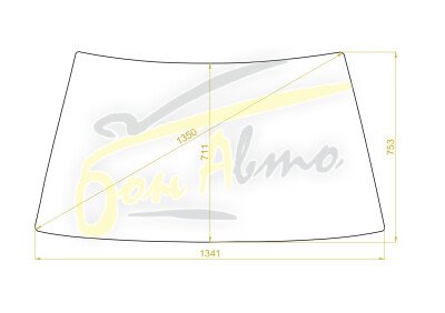 Стекло лобовое TOYOTA STARLET 1984-1989 (EP71) 
Бренд: BSG с зеленой полосой