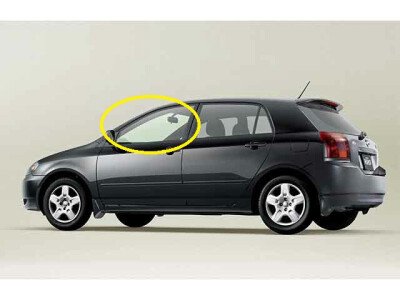Стекло боковое TOYOTA COROLLA RUNX 2000-2006 (NZE120) FD/LH фурнитура, 
Бренд: BENSON