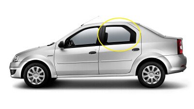 Стекло боковое DACIA LOGAN 2005-2012 LS 2 отверстия RD/LH 
Бренд: BENSON