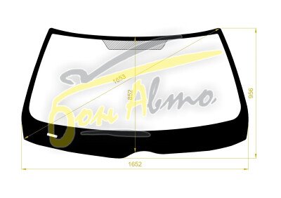 Стекло лобовое MERCEDES S-CLASS 1991-1998 (W140-RHD) 
Бренд: BSG с зеленой полосой