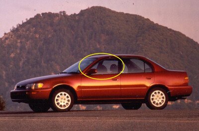 Стекло боковое TOYOTA COROLLA 1991-1995 E100-4d/5d FD/LH 
Бренд: BENSON