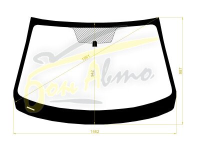 Стекло лобовое MAZDA 3 2013-2019 (BM) 
Бренд: ZDG