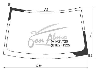 Стекло лобовое SUZUKI ALTO 2004-2009 (HA24S) 
Бренд: BENSON