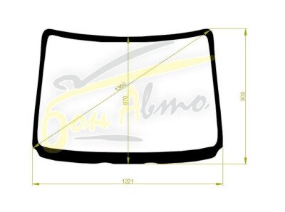 Стекло лобовое DAIHATSU MIRA 2002-2006 (L250) 
Бренд: BENSON