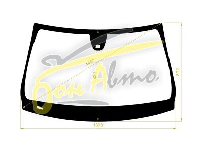 Стекло лобовое MERCEDES GLA-CLASS 2013-2020 (X156-2015) место под датчик дождя 
Бренд: КМК