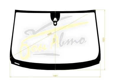 Стекло лобовое AUDI Q7 2005-2015 (4LB) место под 1 камеру, место под датчик дождя, 
Бренд: КМК с синей полосой