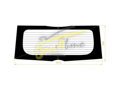 Стекло заднее с обогревом MITSUBISHI COLT 2002-2012 (Z21A-2005) 
Бренд: BENSON