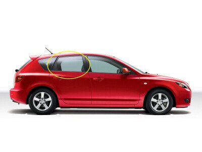 Стекло боковое MAZDA 3 2003-2008 (BK-5d h/b) RD/RH 
Бренд: BSG
