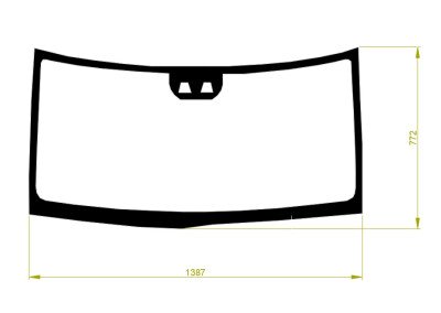 Стекло лобовое SUBARU CHIFFON 2019- (LA650-RHD) место под 2 камеры 
Бренд: BENSON