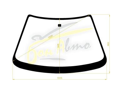 Стекло лобовое ACURA VIGOR 1992-1994 (CB5) 
Бренд: BSG с зеленой полосой