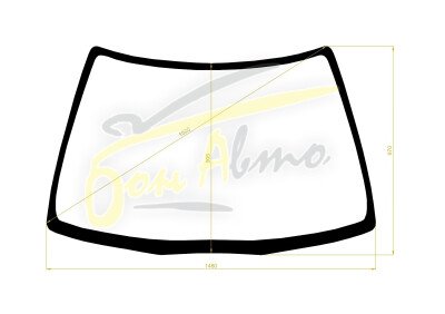 Стекло лобовое HONDA ACCORD 1989-1993 (CB1-9) 
Бренд: BSG с зеленой полосой