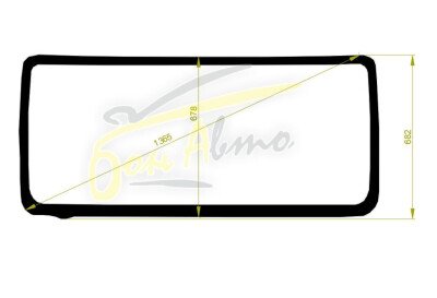 Стекло лобовое HONDA VAMOS 1999- (HM1-2) 
Бренд: BSG