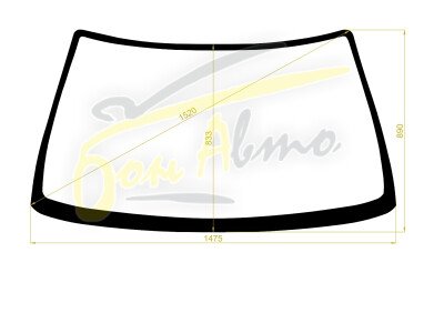 Стекло лобовое NISSAN PRIMERA 1990-1995 (W10-wag) 
Бренд: ZDG