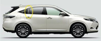 Стекло боковое TOYOTA HARRIER 2013-2020 XU60 RQ/RH 
Бренд: BENSON Тонированное