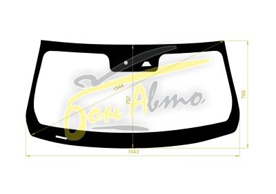 Стекло лобовое HAVAL DARGO 2023- (SUV-LHD) место под 1 камеру, место под датчик дождя, проекция, 
Бренд: BENSON