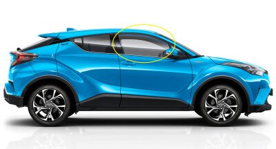 Стекло боковое TOYOTA C-HR 2016-2023 ZYX10 FD/RH фурнитура, 
Бренд: BENSON