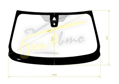 Стекло лобовое BMW X3 2010-2017 (F25-2013) место под 1 камеру, место под датчик дождя, 
Бренд: КМК с синей полосой
