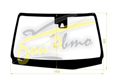 Стекло лобовое TOYOTA FORTUNER 2015- (AN160-LHD) место под 1 камеру антенна, 
Бренд: ZDG