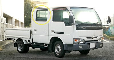 Стекло боковое NISSAN ATLAS 1991-2007 F23-2-х каб RD/RH-LH 
Бренд: BENSON