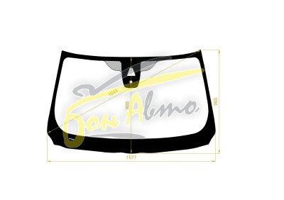 Стекло лобовое BMW 5-SERIES 2010-2016 (F07-GT-5d h/b) место под 1 камеру, место под датчик дождя, фурнитура, 
Бренд: FYG с серой полосой