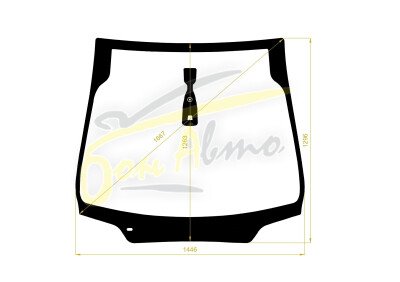 Стекло лобовое CITROEN DS4 2012- () 5d h/b место под датчик дождя, , молдинг, 
Бренд: BENSON