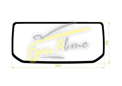 Стекло лобовое AMBERTRUCK JM 2024- (mid-1805*796) 
Бренд: BENSON