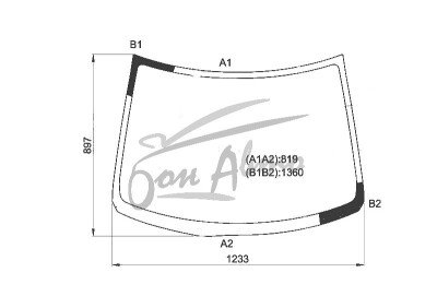 Стекло лобовое SUZUKI WAGON R 2008-2012 (MH23S) 
Бренд: BENSON