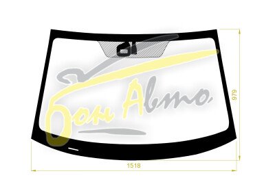 Стекло лобовое HAVAL H6 COUPE 2015-2019 (LHD) место под датчик дождя молдинг, 
Бренд: BENSON