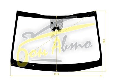 Стекло лобовое KIA NIRO 2016-2022 (DE-LHD) место под 1 камеру, место под датчик влажности, молдинг, фурнитура, 
Бренд: BENSON