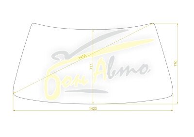Стекло лобовое TOYOTA CARINA 1984-1988 (ST150) 
Бренд: BSG с зеленой полосой