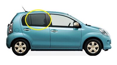 Стекло боковое TOYOTA PASSO 2010-2016 KGC30 RD/RH 
Бренд: BENSON Тонированное