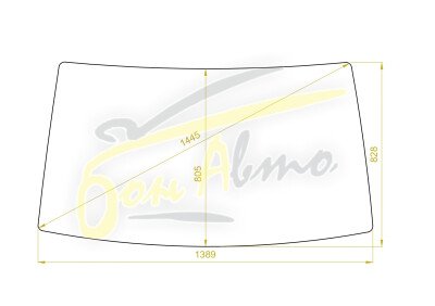 Стекло лобовое NISSAN VANETTE LARGO 1982-1987 (GC12) 
Бренд: BSG с серой полосой