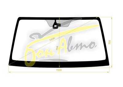 Стекло лобовое MITSUBISHI PAJERO 2006- (V80-RHD) место под датчик дождя 
Бренд: BSG с зеленой полосой