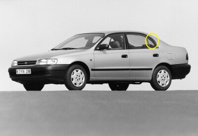 Стекло боковое TOYOTA CARINA E 1992-1998 (#T19#) sed RQ/LH 
Бренд: BSG