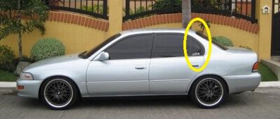 Стекло боковое TOYOTA SPRINTER 1991-1995 (#E10#) 4d sed RQ/LH 
Бренд: BSG