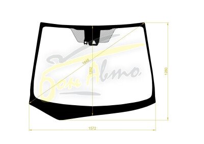 Стекло лобовое TOYOTA ALPHARD 2015-2023 (H30-RHD) место под 1 камеру, место под датчик дождя, 
Бренд: BENSON