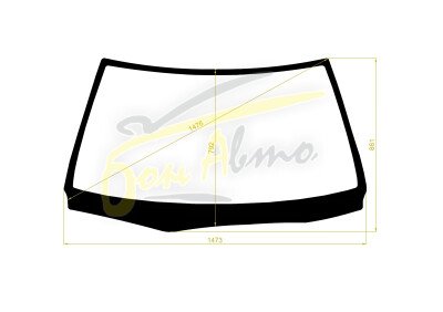 Стекло лобовое TOYOTA CROWN 1995-1999 (GS150-RHD-sed) 
Бренд: BSG с зеленой полосой