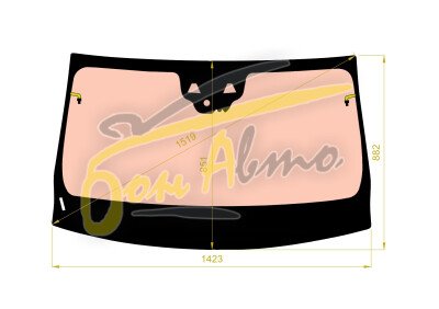 Стекло лобовое MERCEDES GLB 2019- (X247-LHD) полный обогрев, место под 2 камеры, место под датчик дождя, молдинг, антенна, проекция, акустическое, 
Бренд: BENSON