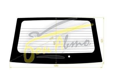 Стекло заднее с обогревом MITSUBISHI LIBERO 1991-2002 (CB) 
Бренд: BSG Тонированное