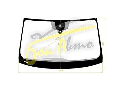 Стекло лобовое AUDI Q7 2015- (4MB-2019) место под 1 камеру, место под датчик дождя, молдинг, фурнитура, 
Бренд: BENSON