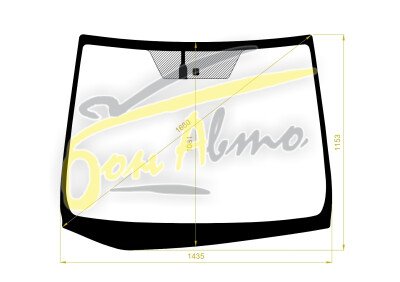 Стекло лобовое TOYOTA VOXY 2014-2022 (ZR80-RHD) место под датчик влажности 
Бренд: КМК с синей полосой