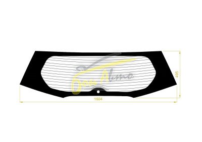 Стекло заднее с обогревом MITSUBISHI OUTLANDER XL 2006-2012 (CW) 1 отверстие 
Бренд: BENSON