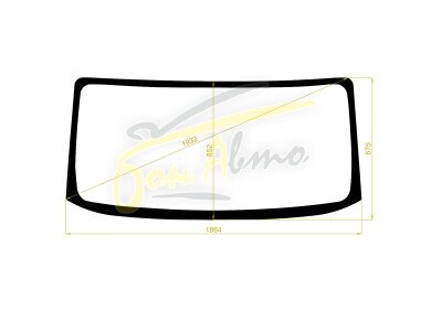 Стекло лобовое TOYOTA TOYOACE 2011- (WU700-1864*875*) 
Бренд: BENSON с синей полосой