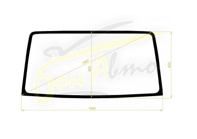 Стекло лобовое MAZDA TITAN-ELF 1993-2006 (NPR-wide) 
Бренд: КДМ с синей полосой