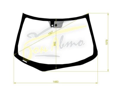 Стекло лобовое HONDA CR-Z 2010- (ZF1-RHD) место под датчик дождя 
Бренд: BENSON