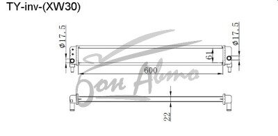 Радиатор инвертора TOYOTA PRIUS 2009-2015 (ZVW30) (2ZR) 
Бренд: TONGSHI PL22